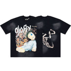 Hellstar Glory Thorns Doll Graphic Oversized T-Shirt - Black