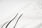 Hellstar Washed Fleece Graphic Sweatpants (White)