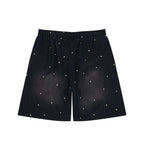 Hellstar Vintage Wash Star Graphic Sweatshorts