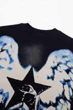 Hellstar Luke 1941  Vintage T-Shirt - Washed Black
