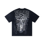 Hellstar Ghost Graphic Washed Short Sleeve T-Shirt