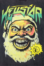 Hellstar Evil Santa Graphic Oversized T-Shirt - Black