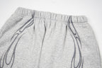 Hellstar High-Definition Graphic Sweatpants (Grey)