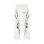 Hellstar Washed Fleece Graphic Sweatpants (White)