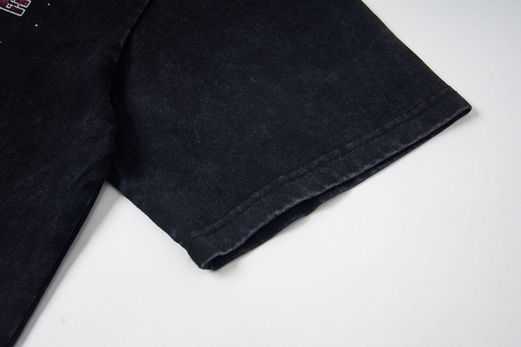 Hellstar Reversible Graphic T-Shirt (Washed Black)