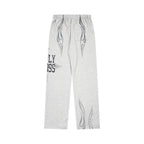 Hellstar High-Definition Graphic Sweatpants (Grey)