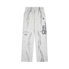 Hellstar High-Definition Graphic Sweatpants (Grey)